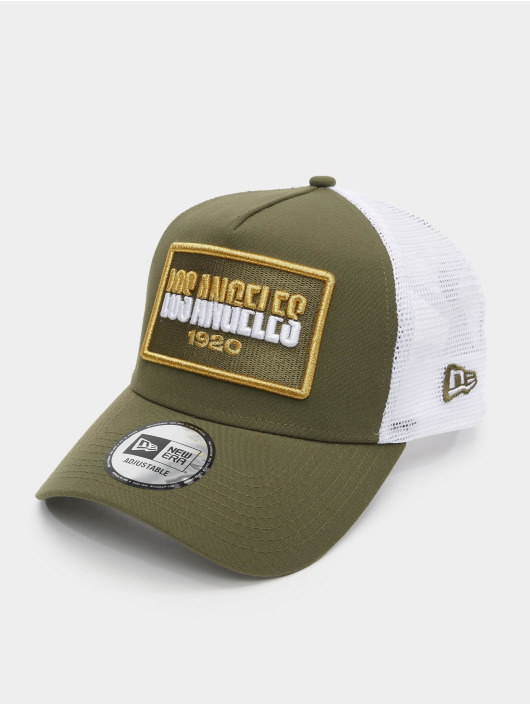 New Era trucker cap Repreve USA State A Frame zwart