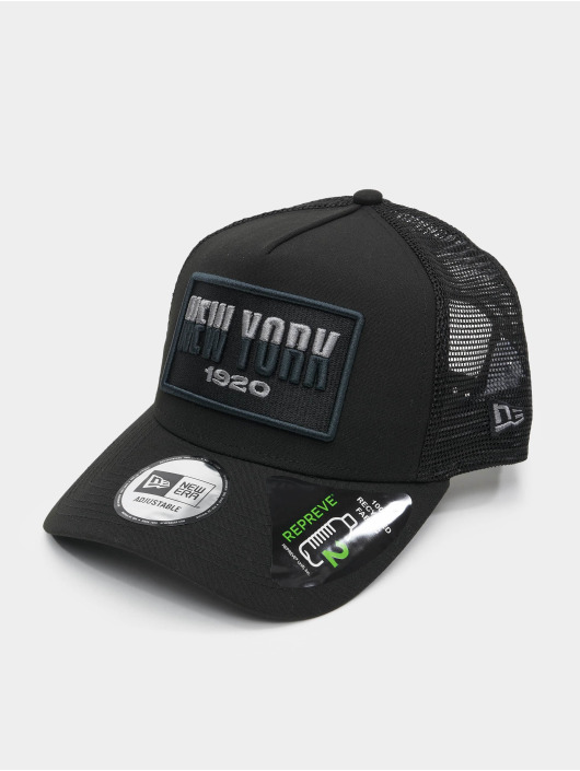 New Era Truckerkeps Repreve USA State A Frame svart