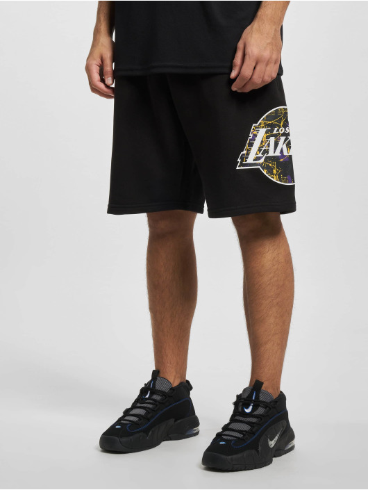 New Era Šortky Team Logo Oversized Los Angeles Lakers čern