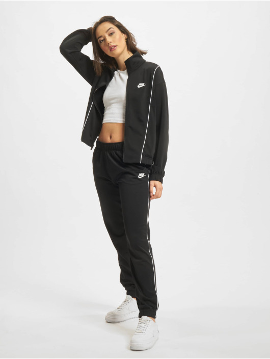 Afvoer Opnieuw schieten kraai Nike Damen Anzug NSW Essential Piquet in schwarz 855943