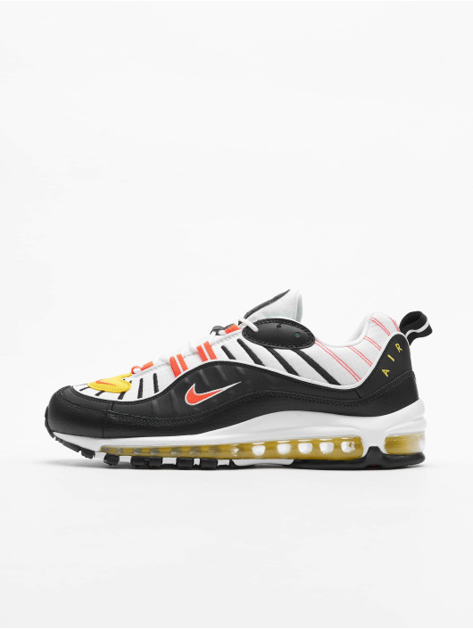 Nike Air Max 98 Sneakers Black/Bright Crimson/White/Chrome Yellow