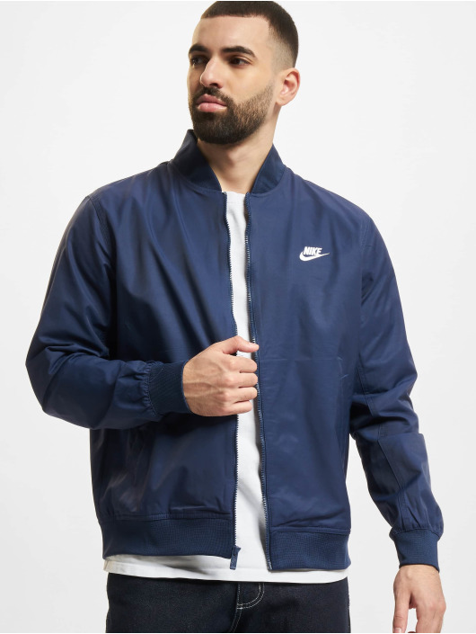 Nike Bomberová bunda Sportswear Sport Essentials Woven Unlined modrá