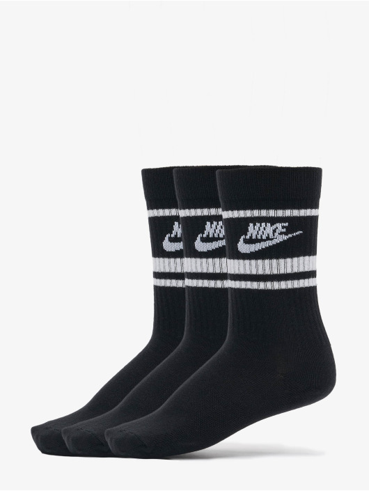 Nike Chaussettes Essential Stripe 3 Pack noir