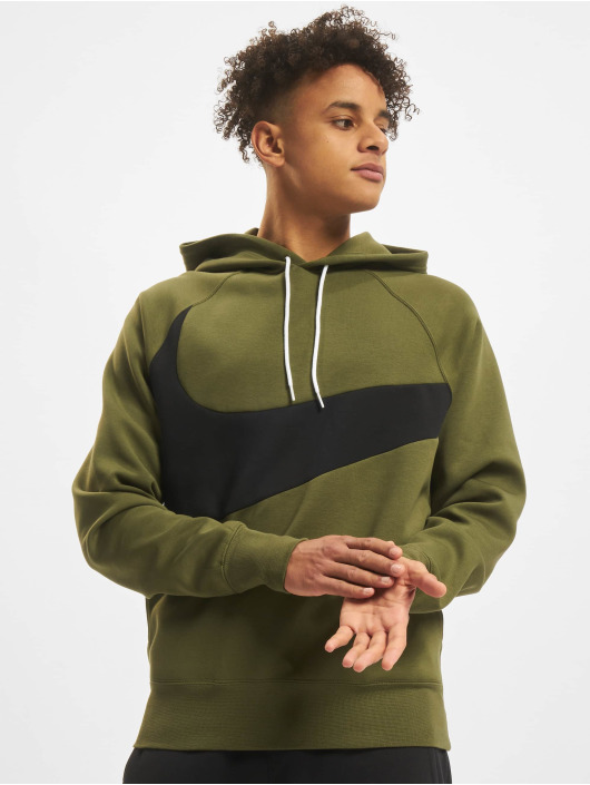 Nike Felpa con cappuccio Swoosh Tech Fleece verde