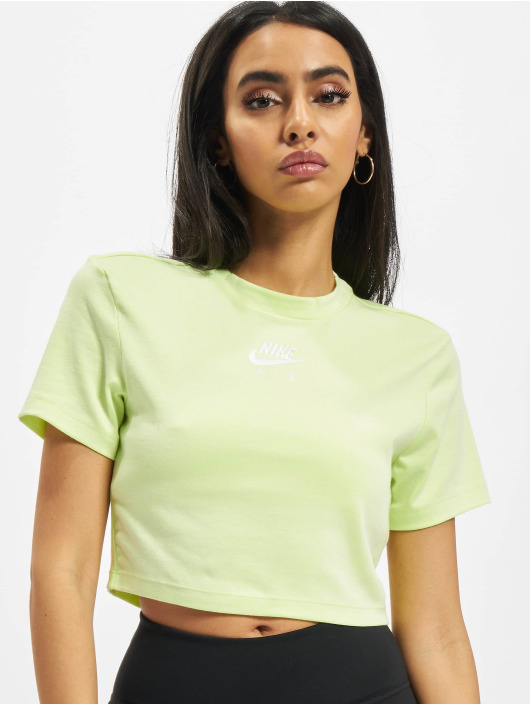 Nike Hihattomat paidat Air Crop vihreä