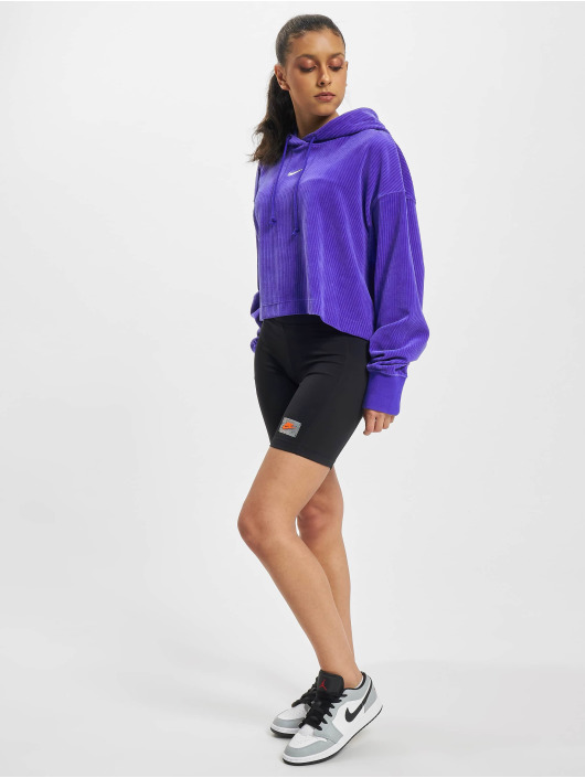 Nike Hoodie Crop purple