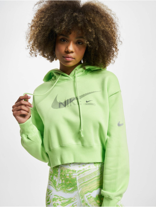 Nike Hoodies W Nsw Swoosh Fleece PO grøn