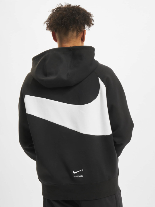 Nike Hoodies Swoosh Tech Fleece čern