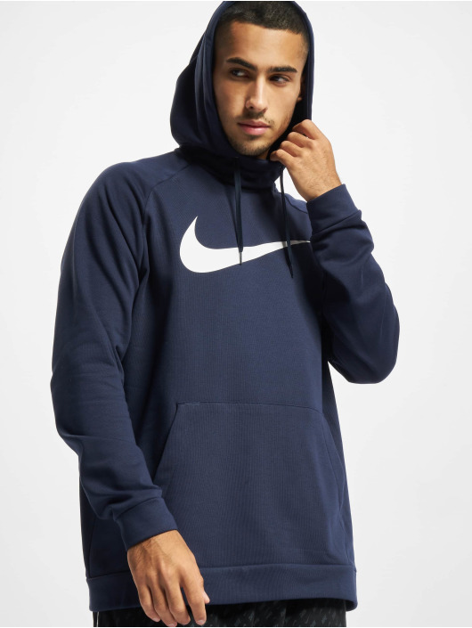 Nike Hoody Dri-Fit Swoosh blauw