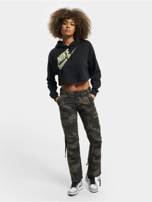 Nike Hoody W Nsw Fleece zwart