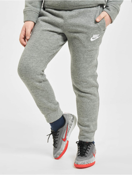 Nike Joggebukser Club Fleece Rib Cuff grå