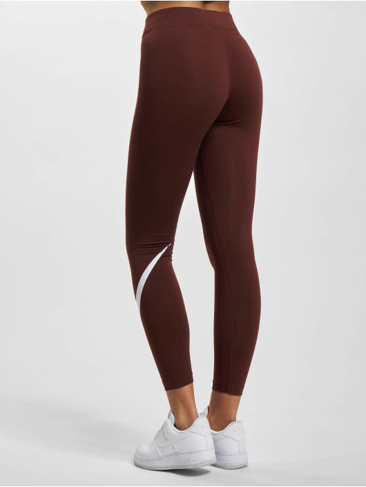 red and black nike leggings