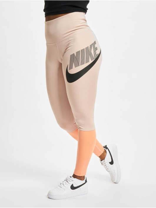 Nike Leggings/Treggings One Df Hr Tght Dnc pink
