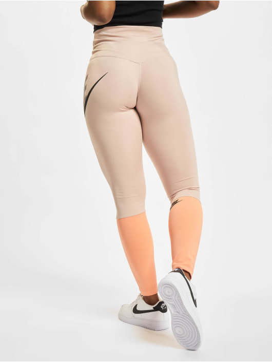 Nike Leggings/Treggings One Df Hr Tght Dnc pink