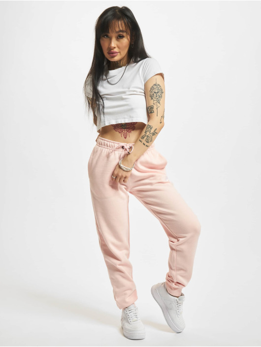 Nike Pantalone ginnico Essentials Flc Mr Pnt Rg rosa chiaro
