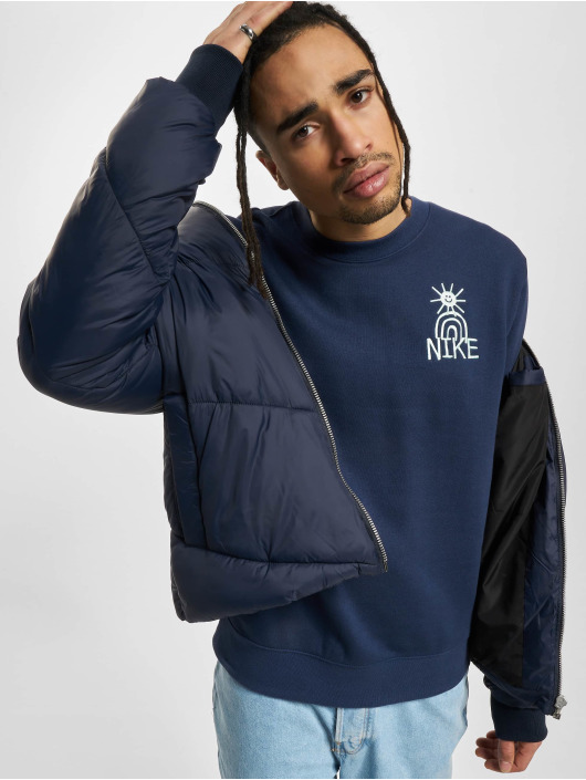 Nike Pullover NSW HBR C Crew blau