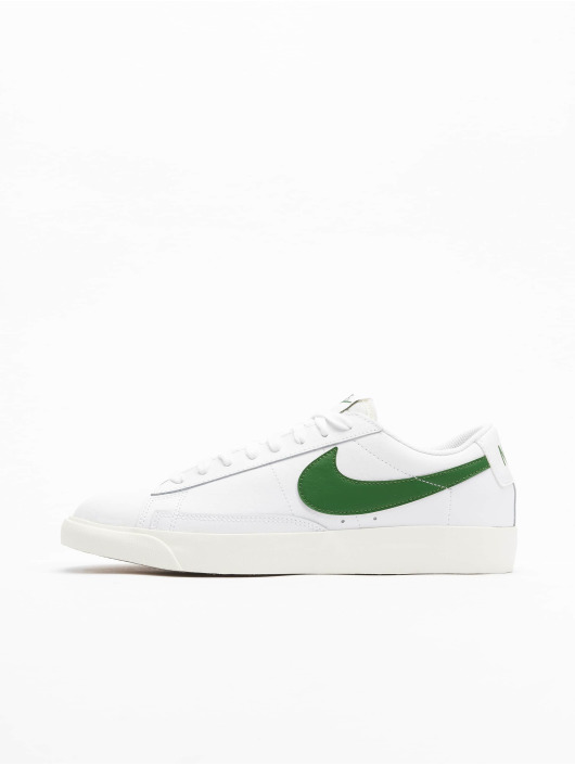 nike blazer low leather white forest green