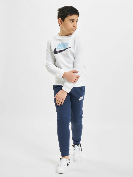 Nike Sweat & Pull Club HBR Crew blanc