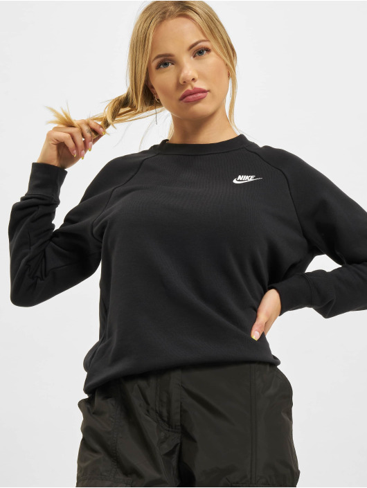 Nike Swetry Essential Crew Fleece czarny