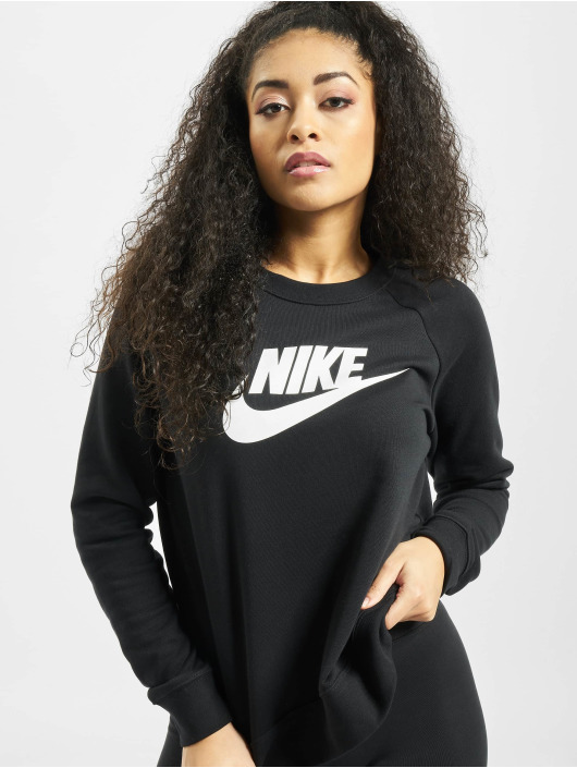 Nike Swetry Essential Crew Fleece HBR czarny
