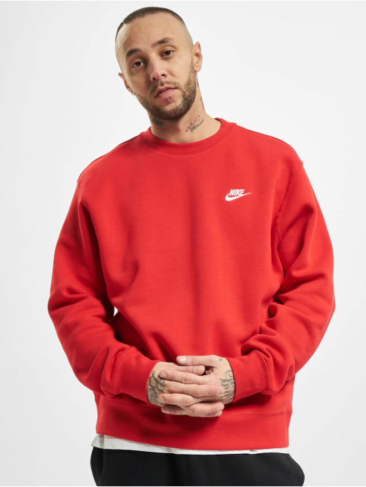 Nike Swetry Club Crew BB czerwony