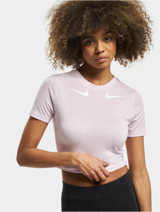 Nike T-paidat Nsw Swoosh vaaleanpunainen