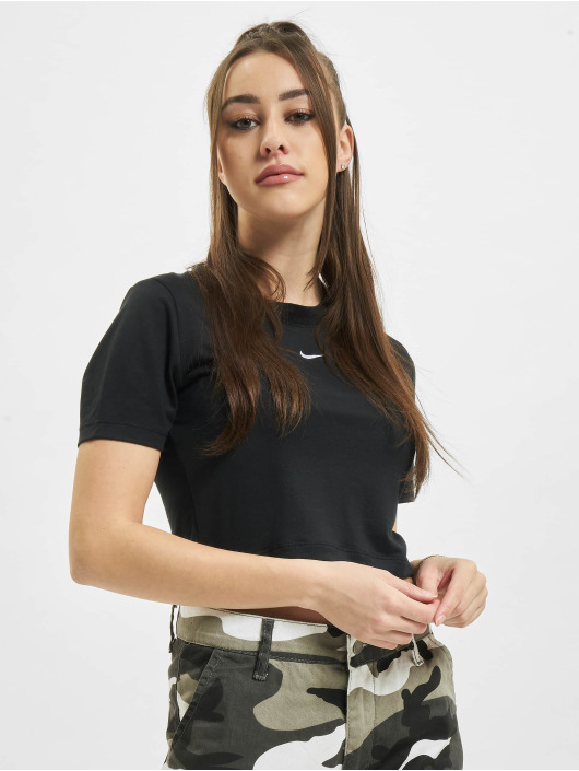 Nike T-Shirt W Nsw Essntl Slim Crp Lbr black