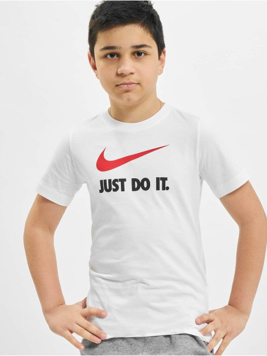 Nike T-Shirt JDI Swoosh blanc