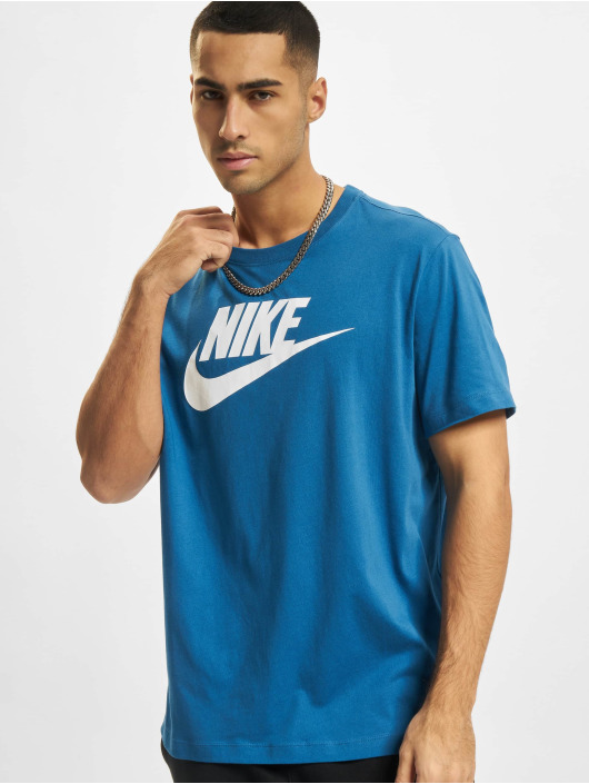 nike just do it shirt blue