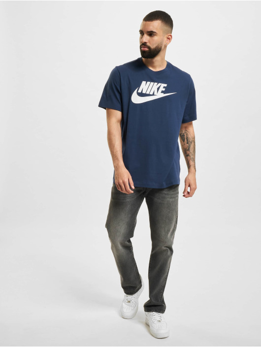 Nike T-Shirt Icon Futura bleu