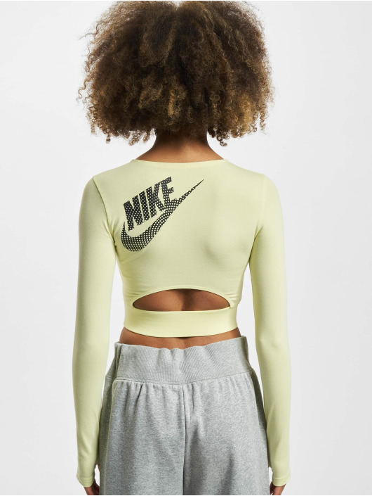 Nike T-Shirt manches longues W Nsw Crop vert
