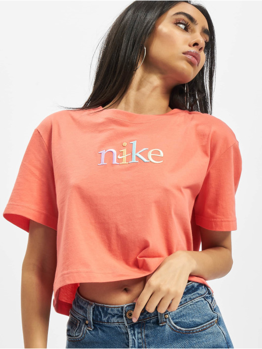 Nike T-Shirt Crop Craft pink