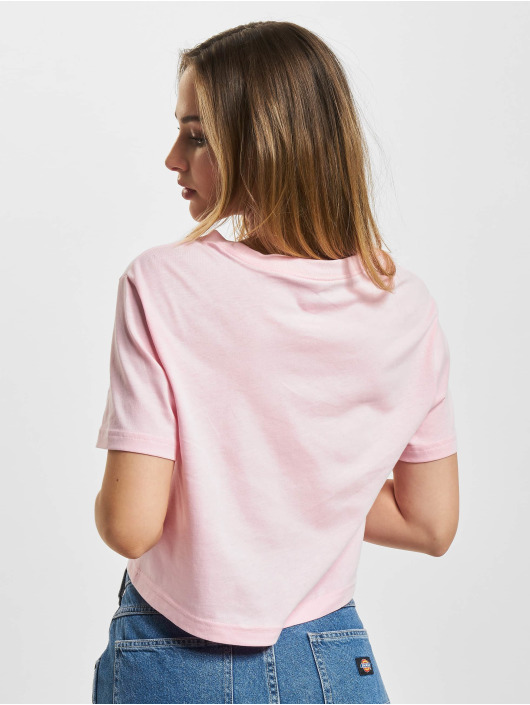 Nike t-shirt Essential Crop Icon Future pink
