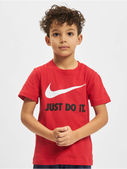 Nike T-Shirt Swoosh JDI rouge