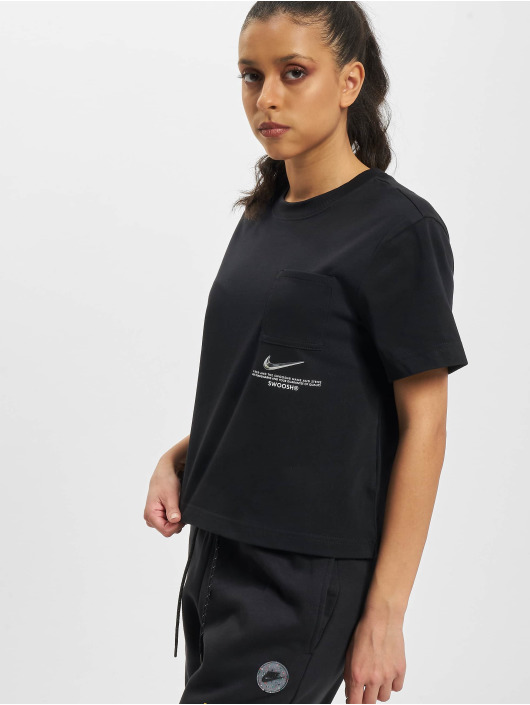 Nike T-Shirt Sportswear Swoosh schwarz