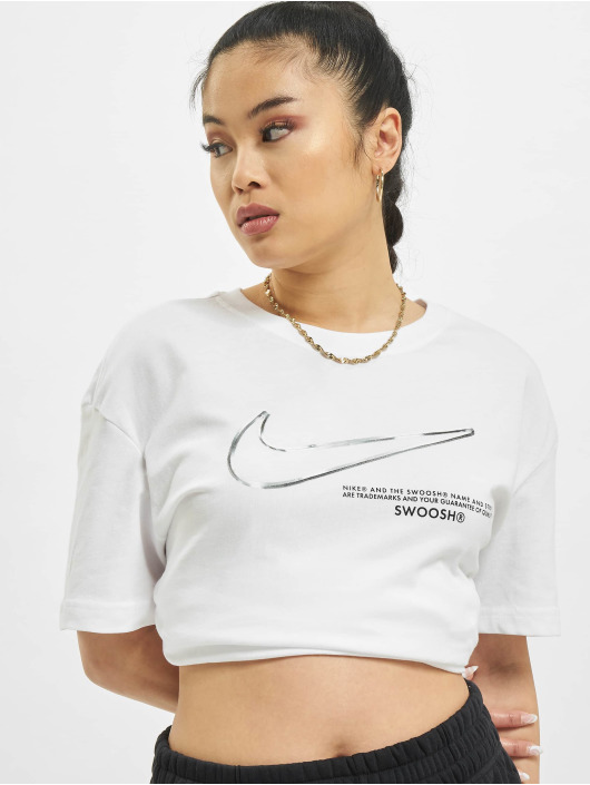 Nike T-Shirt W Nsw Boy Swoosh weiß