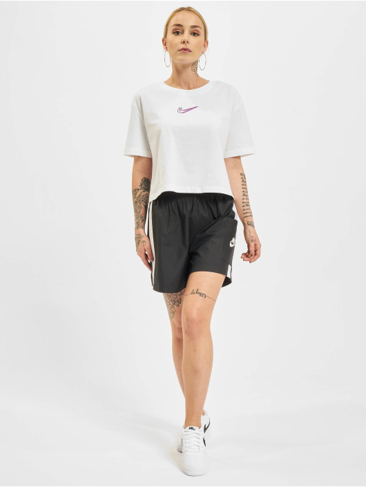 Nike T-Shirt Crop weiß