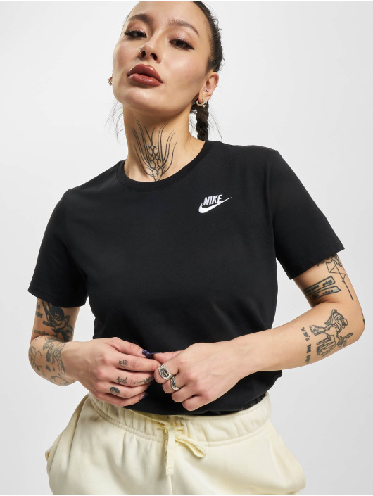 Nike t-shirt Club zwart