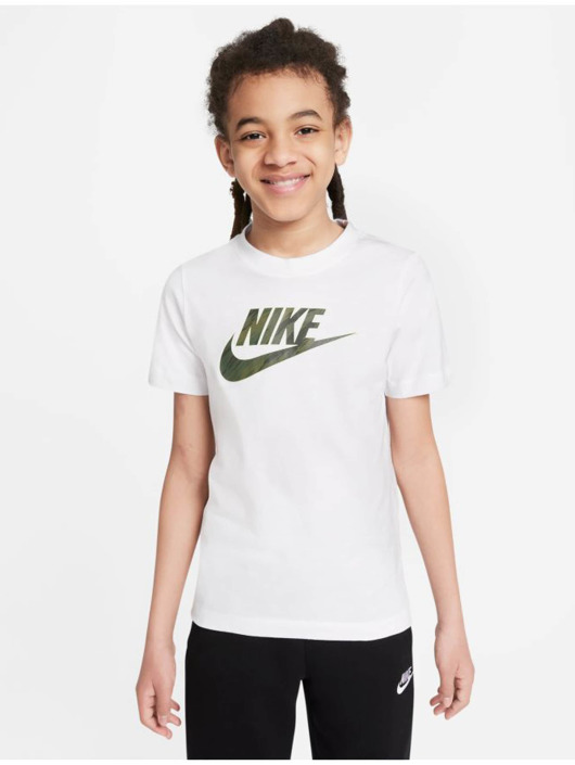Nike T-shirts Camo Futura hvid