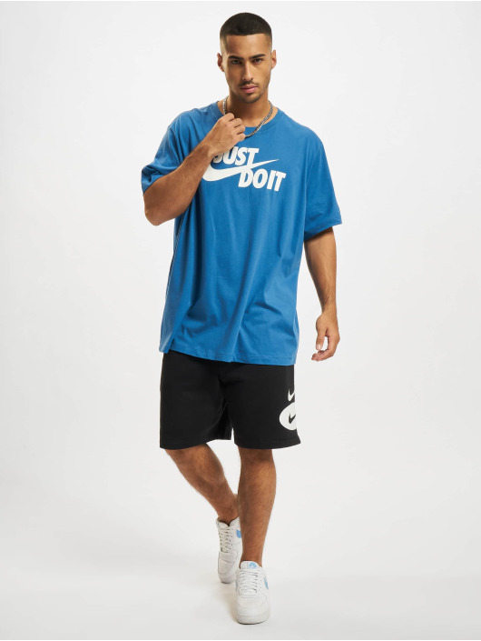 Nike T-skjorter Just Do It Swoosh blå