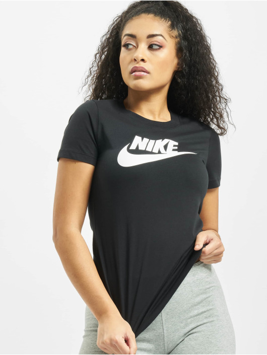 Nike T-skjorter Essential Icon Futura svart