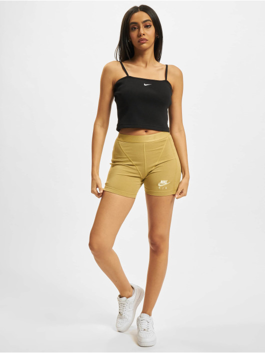 Nike Tank Tops Essentials Rib Crop black