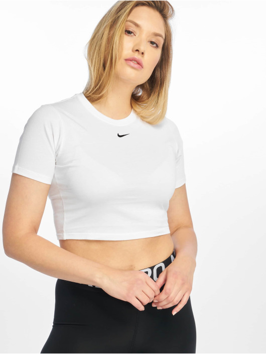 Nike Top Essential SS Crop white