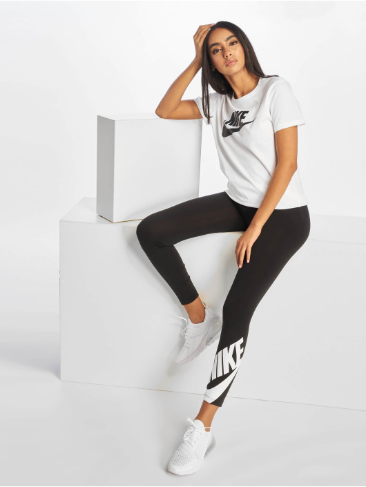 Nike Tričká Essential Icon Futura biela