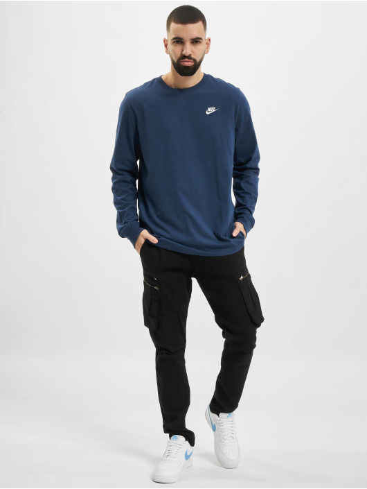 Nike Tričká dlhý rukáv M Nsw Club modrá