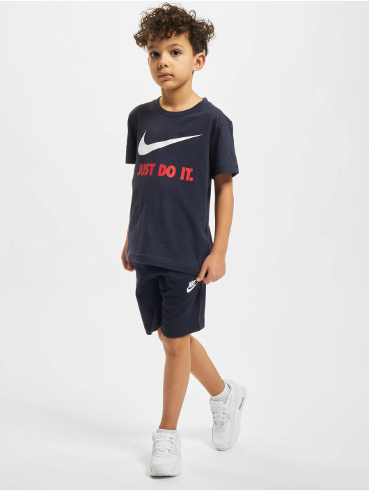 Nike Tričká Swoosh JDI modrá