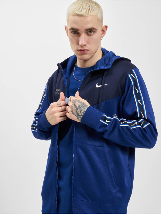 Nike Zip Hoodie Sportswear Repeat blå