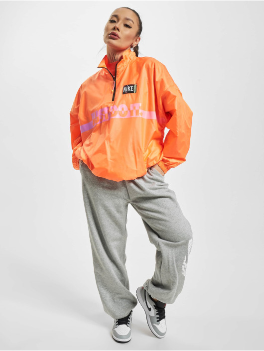 Nike Zomerjas W NSW WVN PO JKT Wash oranje