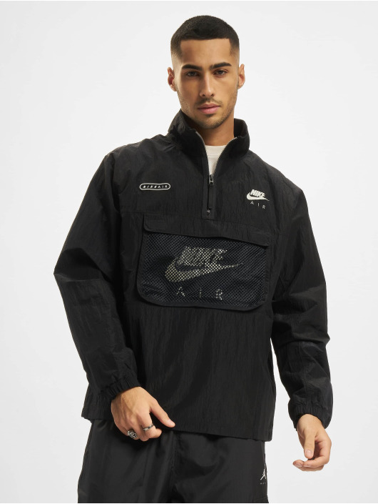 Nike Демисезонная куртка Air Woven Lined черный