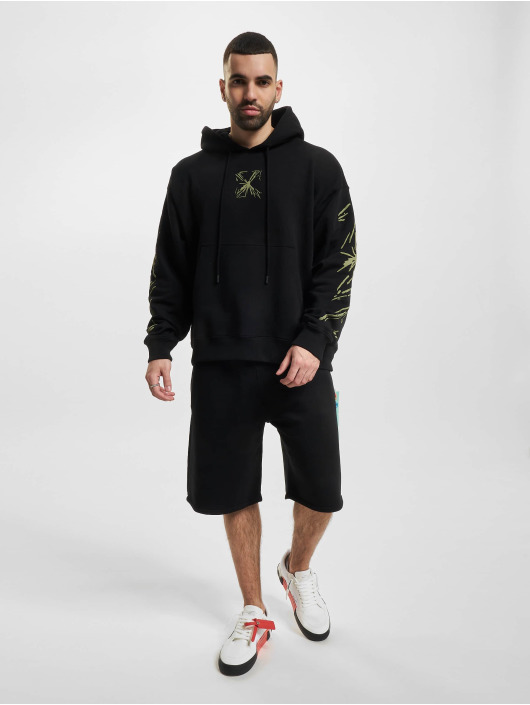 Off-White Hoodie Splash Arr Skate svart